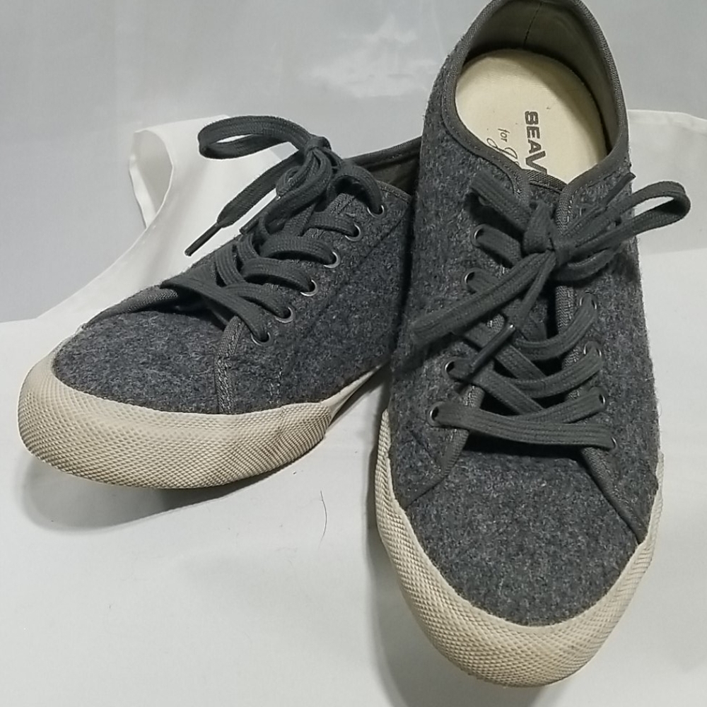 SeaVees for J.Crew wool flannel sneakers